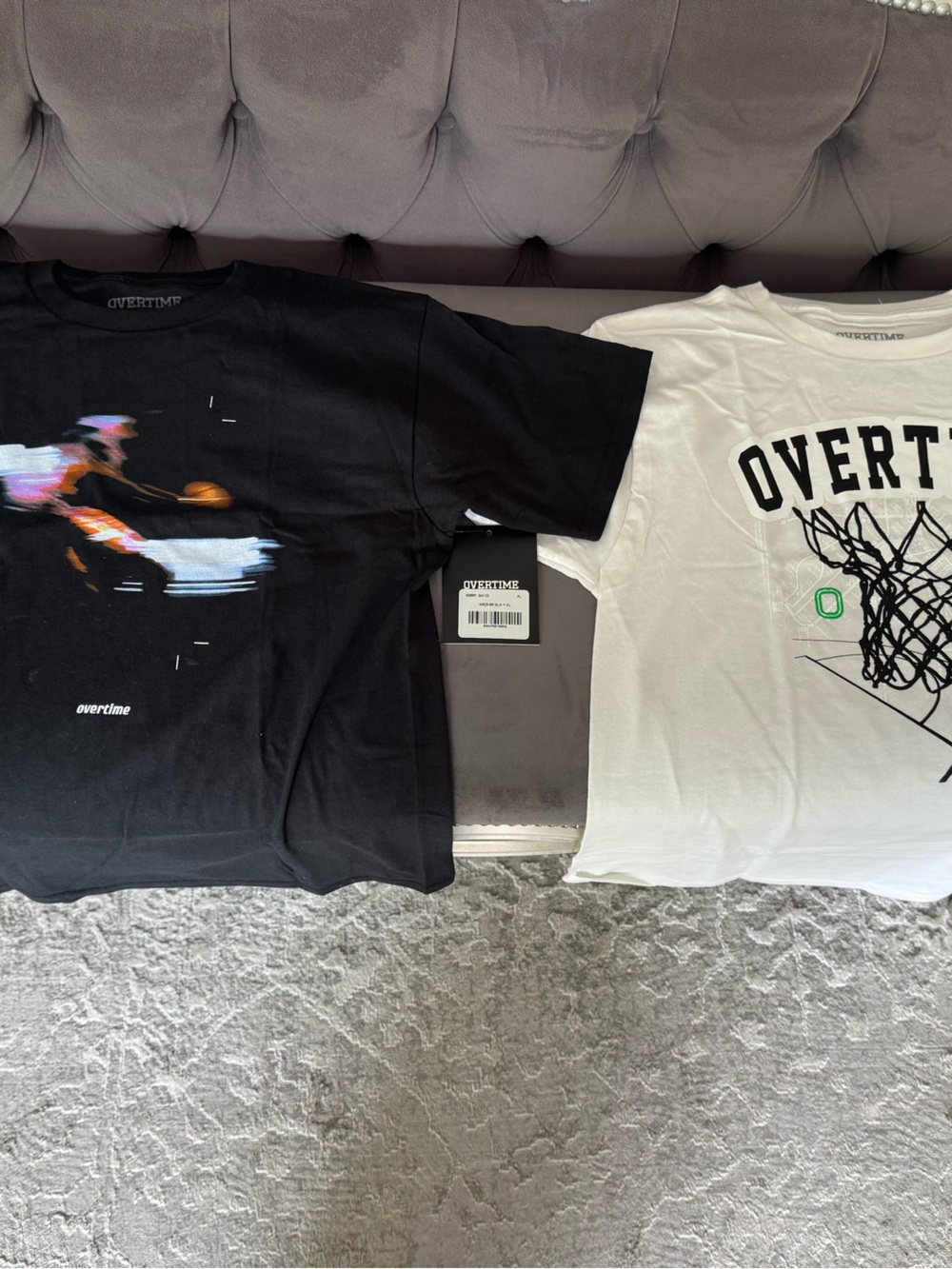 Overtime Kids' Short-Sleeve Tee - White
